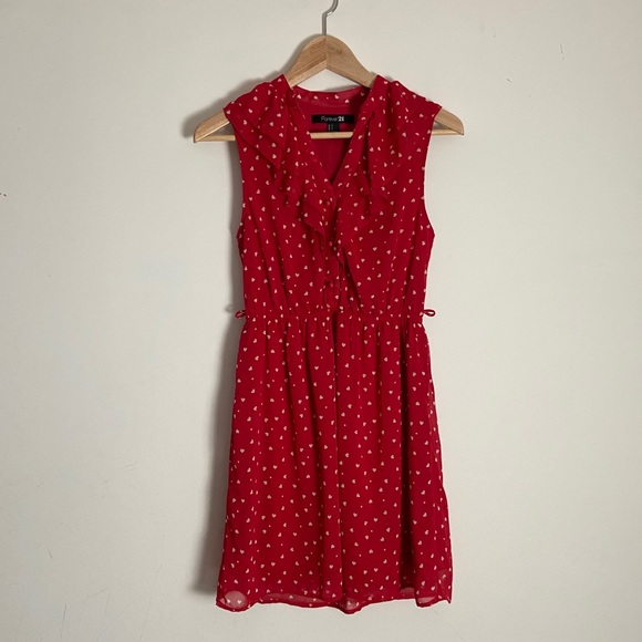 Forever 21 Red Sleeveless Dress - Picture 2 of 8